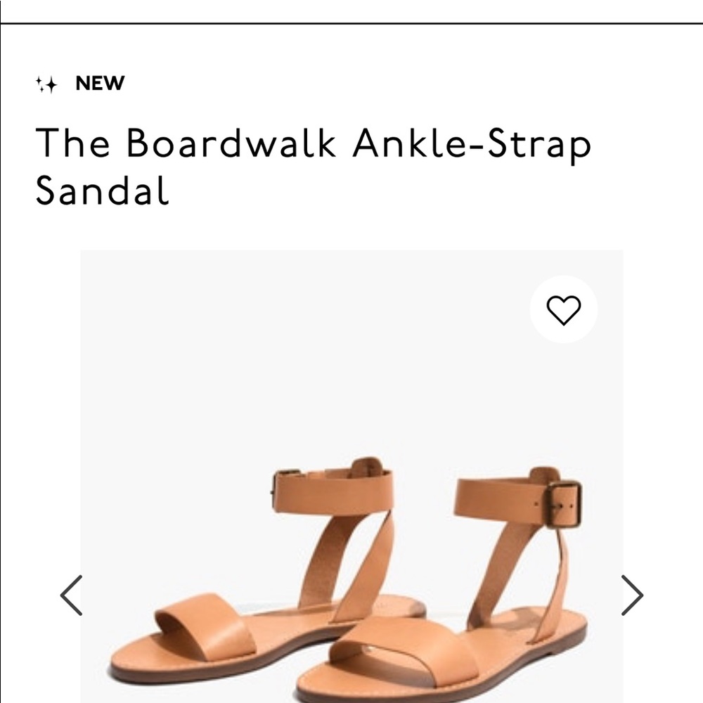 Madewell boardwalk sandal